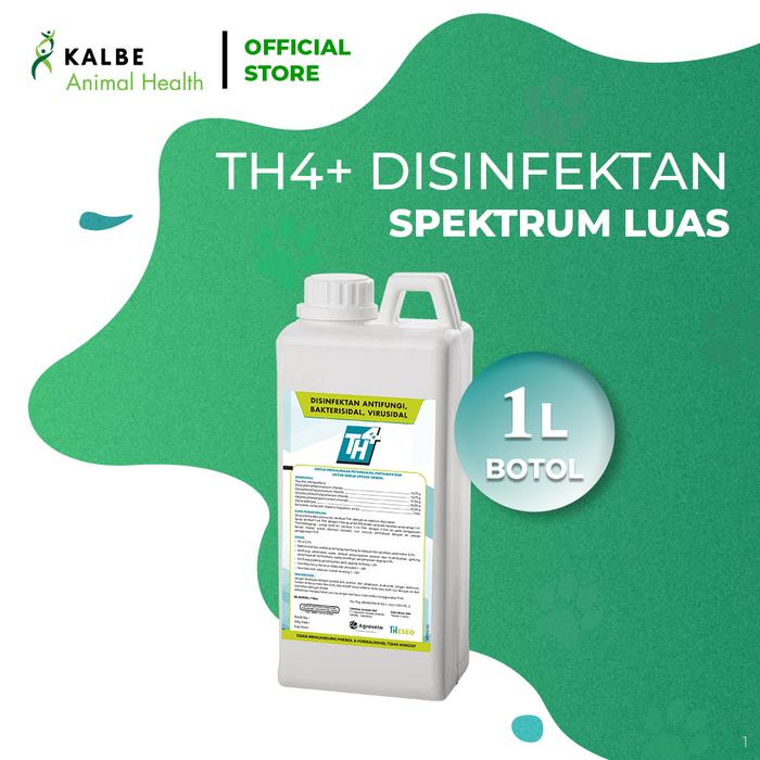 Gambar TH4+ 1 Lt - Disinfektan Spektrum Luas [ORIGINAL] dari Kalbe Animal Health Kab. Tangerang Tokopedia