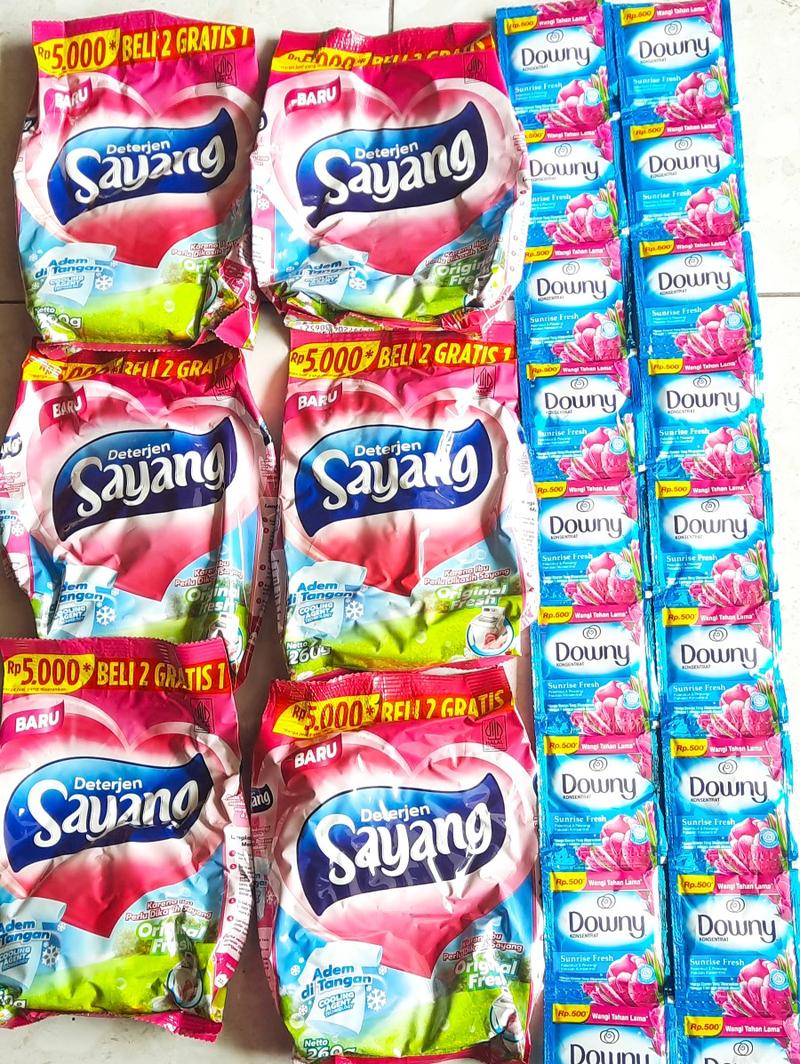 Product Introduction of Paket Murah 6 sayang 24 pcs Downy (500) 2 renteng 1