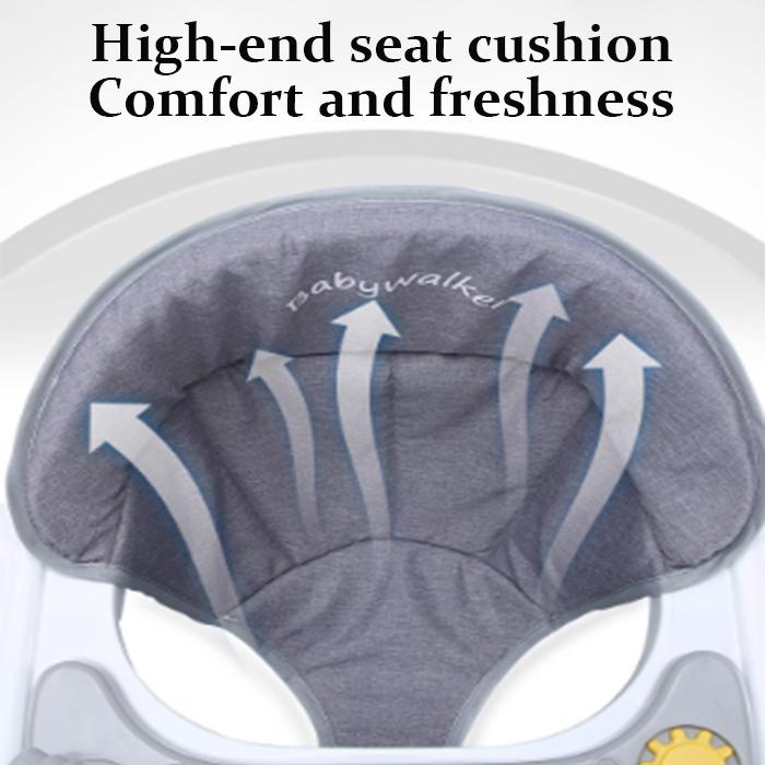 【COD】Baby Walker Foldable Musical Adjustable Stroller Walker