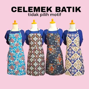 celemek masak isi 3 / apron edisi batik