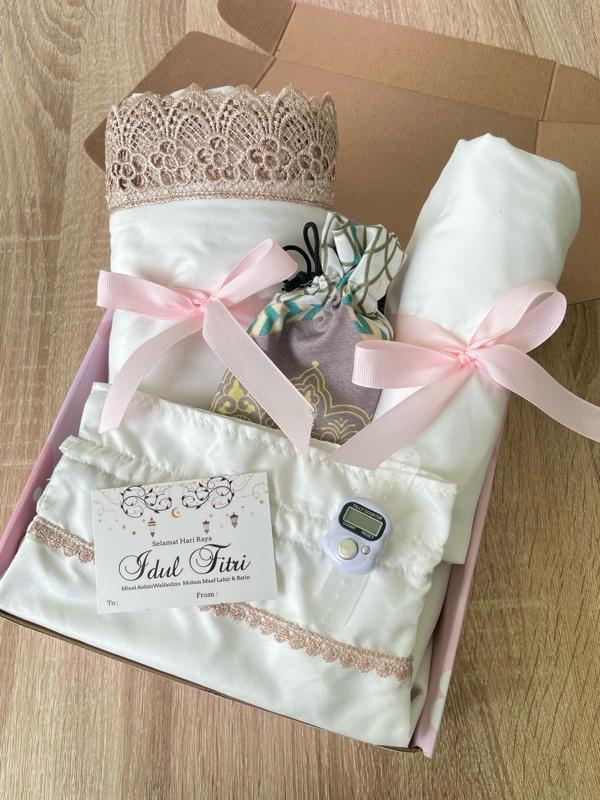 Product Introduction of SYALUNA - Hampers Mukena Dewasa Kado Mukenah Mewah 2 in 1 Gift Box 8