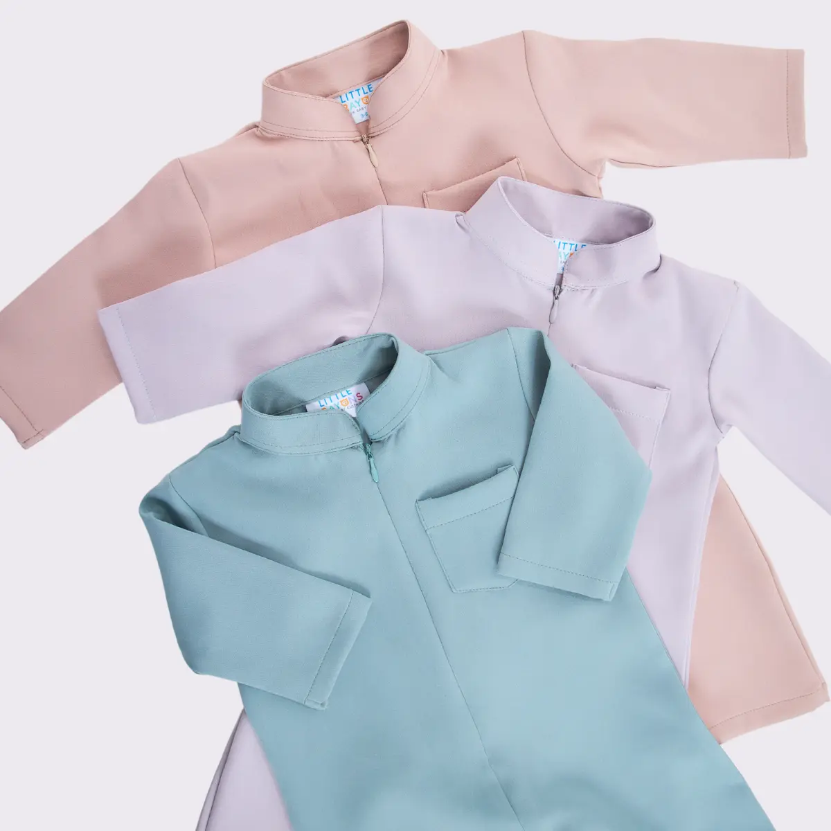 Little Ahmad Series: Modern, Cooling, Comfortable Baby Boy Baju Raya Collection for 3 Months to 2 Years Old Boys