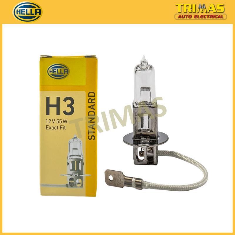 HELLA H3 35W Standard Halogen Bulb - 12V, Replacement Bulb