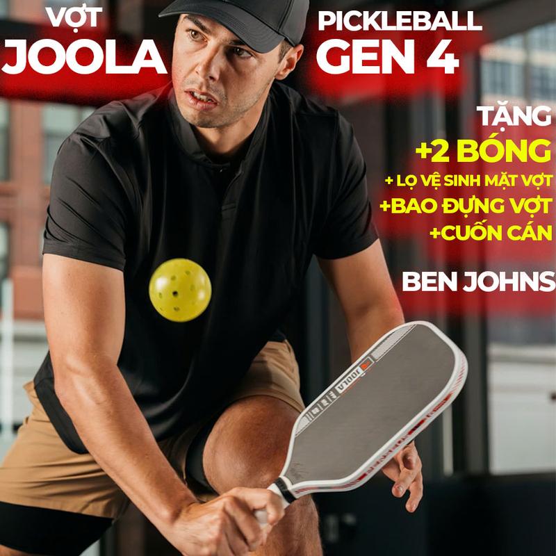 Vợt Pickleball Joola Perseus Gen 4 NFC 16mm Mặt Nhám Full Cacbon Công Thủ Toàn Diện, Tặng Kèm Cuốn Cán I CHANLONG