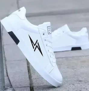 Senji Sepatu Sneakers Kasual Pria Trendy Masa Kini Pashion SS Senji Sport Hitam Black Sneakers Casual Shoes Running Kerja Olahraga Putih Berkualitas Size 39-43 Cewek Wanita