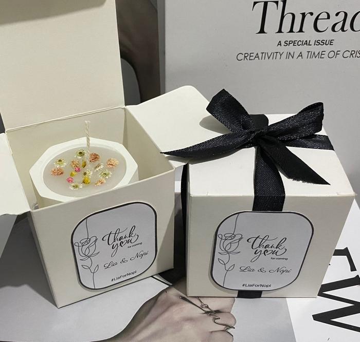 Jual [ PROMO TERMURAH ] CANDLE AESTHETIC AROMA 35gr / CONCRETE ART ...