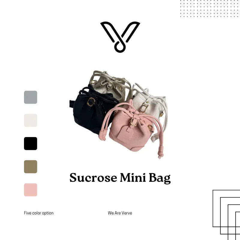 Verve Sucrose Mini Bag / Tas Wanita / Tas Selempang / Tas kekinian / Tas Modis 0