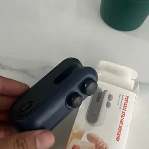 HJS Mesin Penyegel Kantong Makanan / Sealer Mini Snack Portable USB Rechargeable