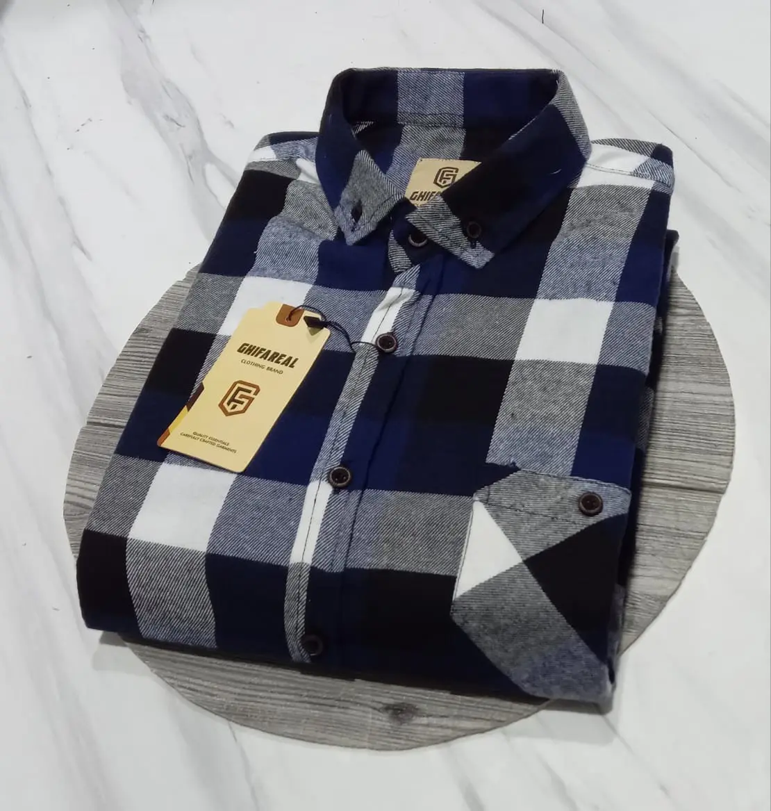 Kemeja Flanel Pria Lengan Pendek Kotak-Kotak Distro Hem Premium 5.1