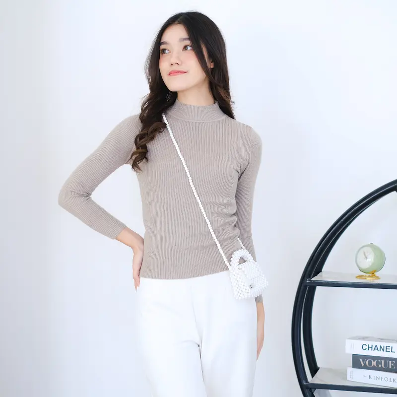 Mayoutfit Inner Knit | Atasan Basic Blus Rajut Inner Manset Polos 5