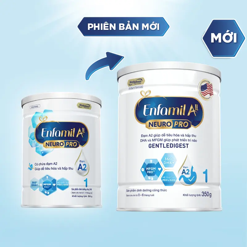 Sữa Bột Enfamil A2 Neuropro 1 – 350g cho bé từ 0-6 tháng 1