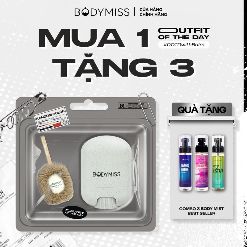 MUA 1 TẶNG 3 Nước Hoa Khô Dành Cho Nam Nữ Unisex Phụ Kiện Tiện Lợi Bỏ Túi Bodymiss Nước Hoa Sáp 3 Tầng Hương Thơm Cho Học Sinh Sinh Viên Perfume Cosmetic Women