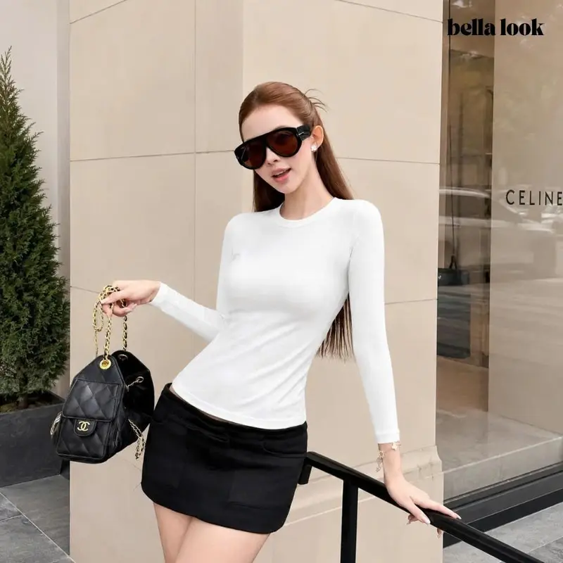 Áo Thun Cổ Tròn Dài Tay Chất Co Dãn Mềm Mịn BellaLook - 868 Thoải Mái Tối Đa Phù Hợp Mọi Hoạt Động Hàng Ngày | BigBuy360 - bigbuy360.vn Áo Thun Cổ Tròn Dài Tay Chất Co Dãn Mềm Mịn BellaLook - 868 Thoải Mái Tối Đa Phù Hợp Mọi Hoạt Động Hàng Ngày | BigBuy360 - bigbuy360.vn