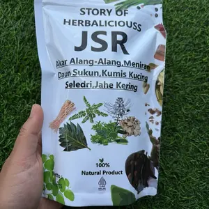 JSR AKAR ALANG - ALANG MENIRAN KUMIS KUCING DAUN SUKUN SELEDRI JAHE KERING