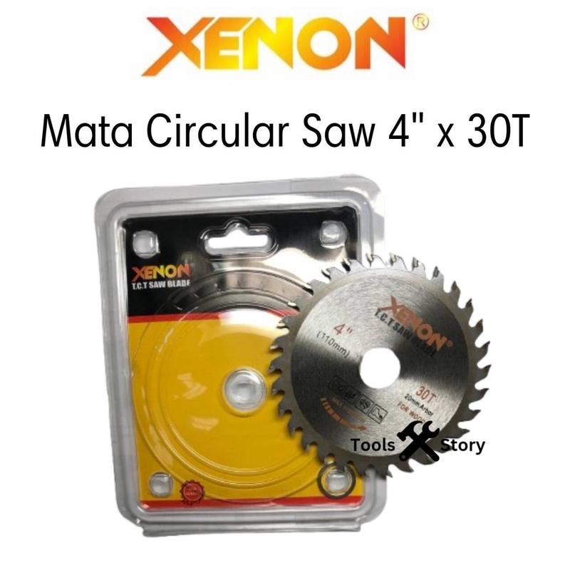 ￼XENON Mata Circular Saw Gerinda Potong Kayu 4" Inchi x 30T 0