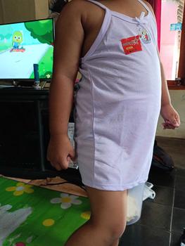 Product Review of 6 pcs singlet kaos dalem anak perempuan karakter labubu bt21, kuromi, cinamoror / tanktop anak lusinan golden Star / tengtop anak perempuan dalaman kaos dalam from A** D**i 0
