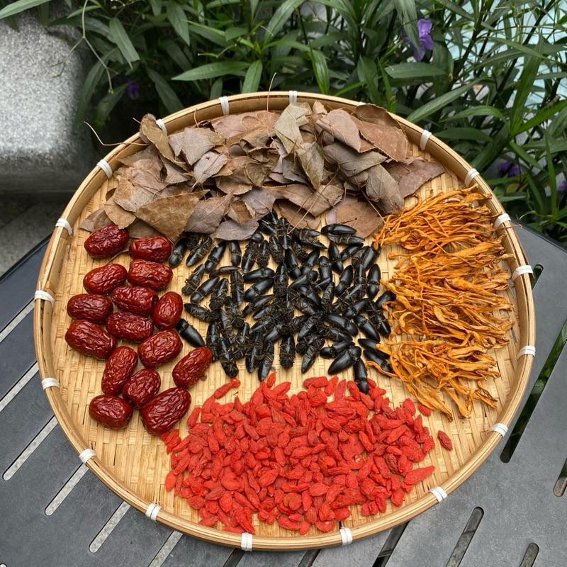  Tra tu nhien 5 vị 50 bocui taodo  kytu  đông trùng hạ thảo  tea  