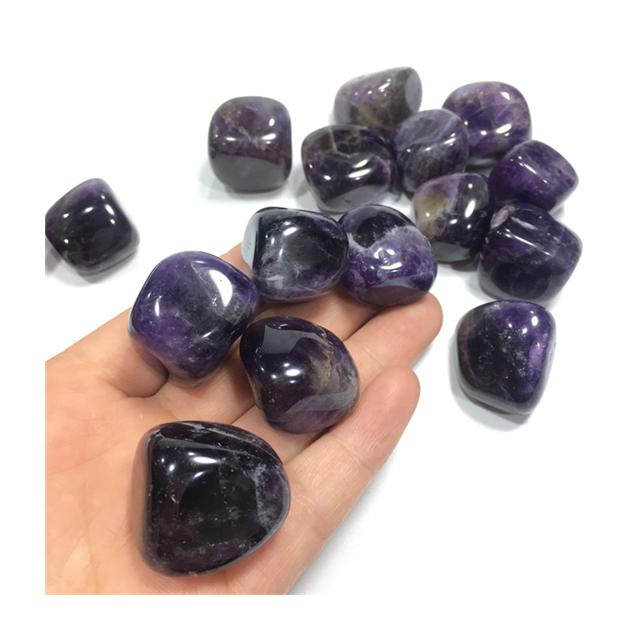 dream amethyst tumble stone for home decoration one pcs 30g 2