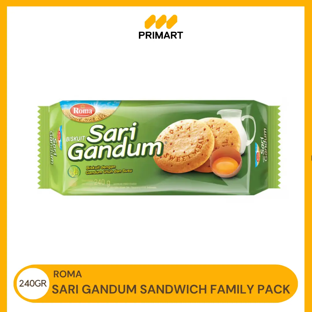 Roma Sari Gandum Family Pack 240 GR