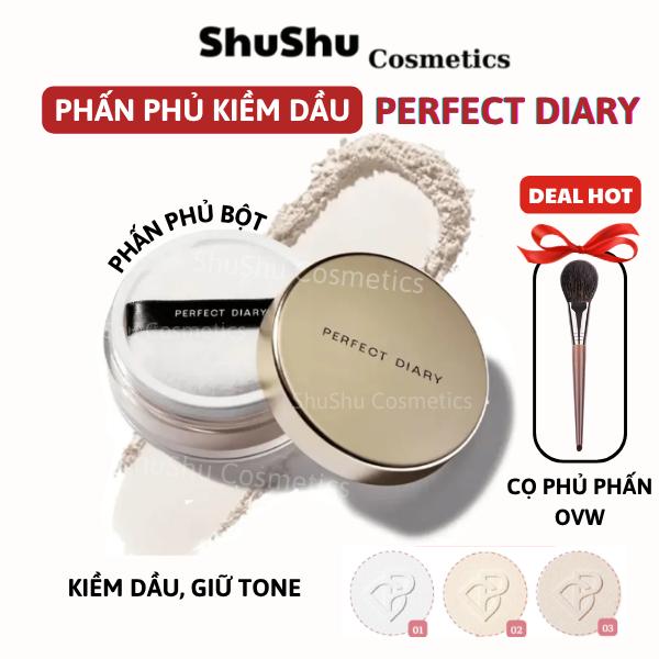Phấn Phủ Kiềm Dầu Perfect Diary Chống Thấm Nước Kiềm Dầu Lên Đến 12H Giữ Lớp Nền Luôn Mềm Mịn Mỹ Phẩm SHUSHU COSMETICS