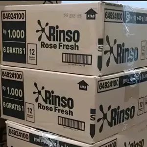 1 Dus Deterjen Cair Rinso 40gr (1000) isi 112 Sachet