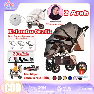 [COD]Kereta Dorong Bayi / Lipat Magic Stroller Baby 2 Way Travel /Stroller Portable Dapat Dilipat Mudah Dibawa Roda Exotic