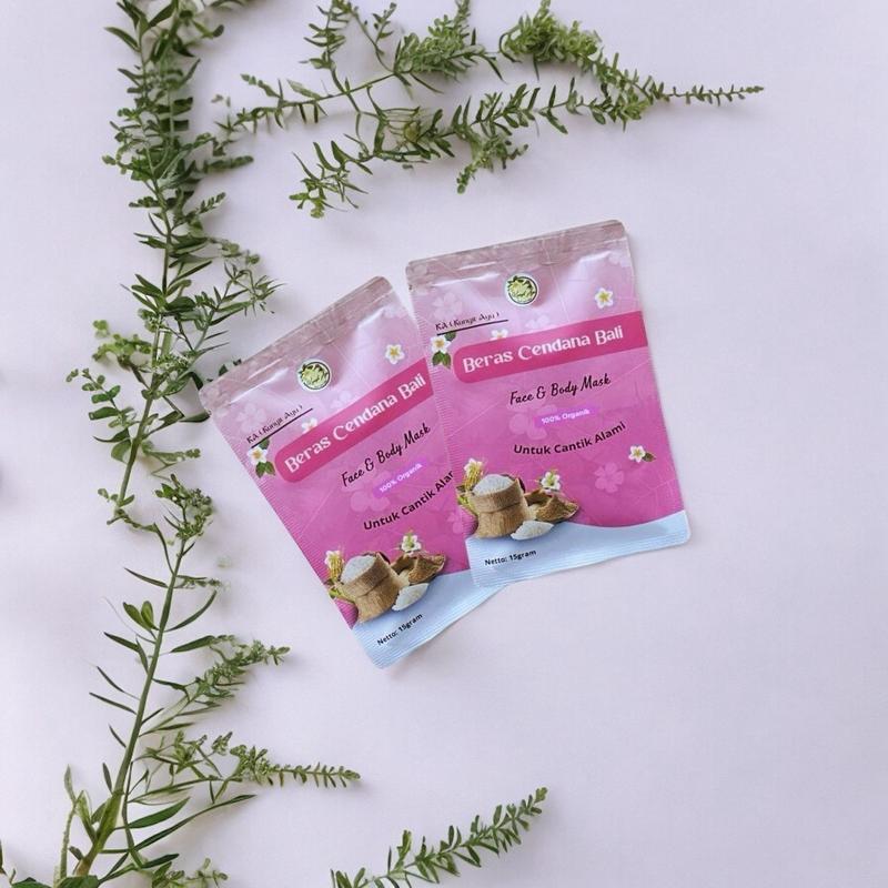 Masker Wajah dan badan Kunyit Ayu Kopi 4 Pcs Mencerahkan & Mengencangkan Memudarkan wash mask 1