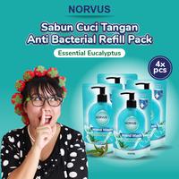 Gambar Norvus x Mommy Wongndeso - Sabun Cuci Tangan Essential Eucalyptus Refill 4x 410ml dari Norvus Indonesia Kota Administrasi Jakarta Barat 1 Tokopedia