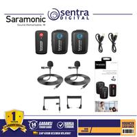 Gambar Saramonic Dual-Channel Wireless Microphone System Blink 500 B2 (TX TX RX) Black dari Sentra Digital Kota Surabaya 3 Tokopedia