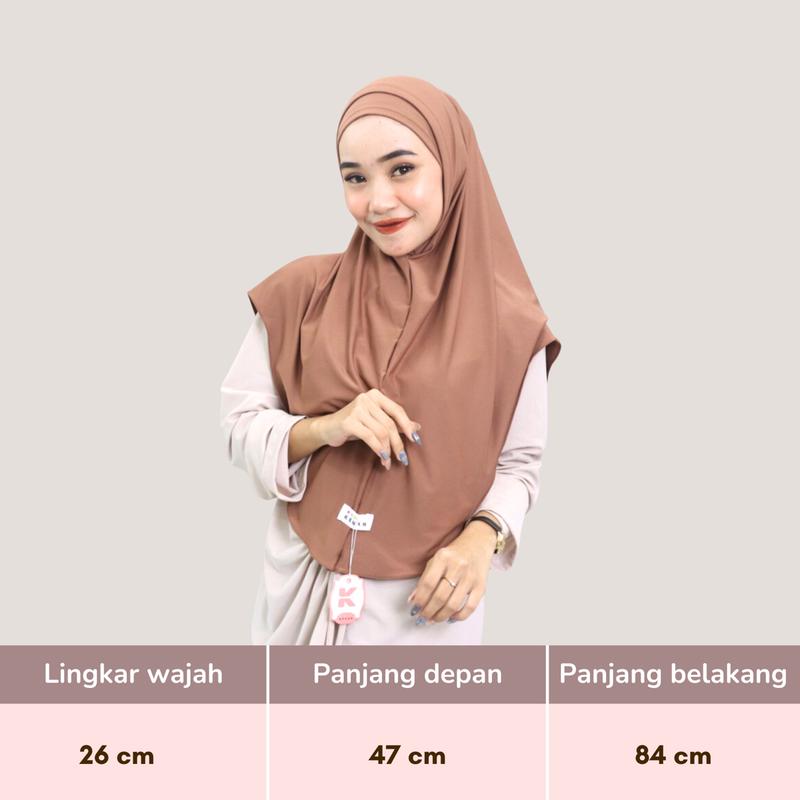 Product Introduction of KENAN - SHINY Instan Daily Hijab nonpet matt Jersey size L 0