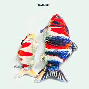 TGM MERCH - Bantal/guling Boneka Jumbo Motif Ikan Hias Koi | Size Jumbo