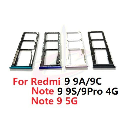 Tiroir à Carte SIM Pour Xiaomi Redmi 9C (4G) 6.53 Pouces - Noir - Pièce De Rechange Neuve