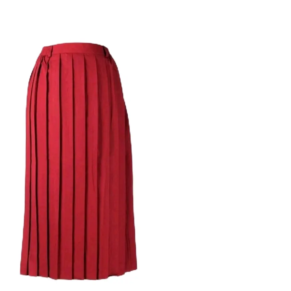 ROK REMPEL SEKOLAH SD MI  MERA HIJAU COKLAT HITAM PUTIH MODEL FULL REMPEL BAHAN HING TWIST Panjang Maxi