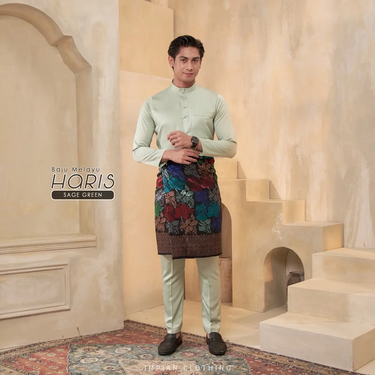 Baju Melayu Slimfit HARIS by IMPIAN CLOTHING