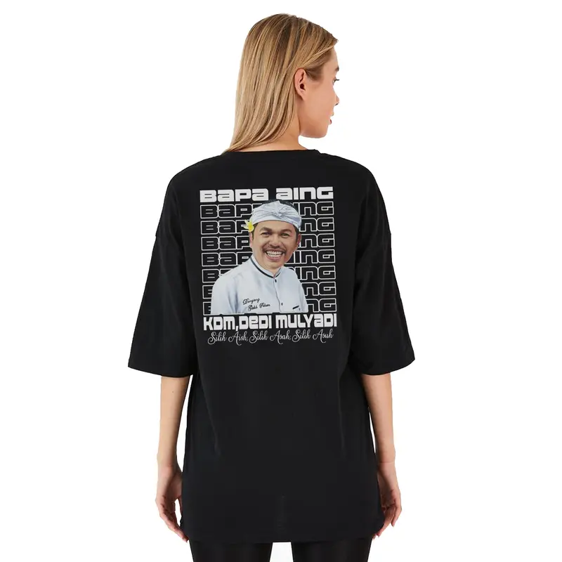 T-SHIRT KAOS DISTRO KDM KANG DEDI MULYADI BAPA AING LENGAN PENDEK | KAOS ORANG SUNDA | BAJU PRIA | BAYAR DI TEMPAT COD 2