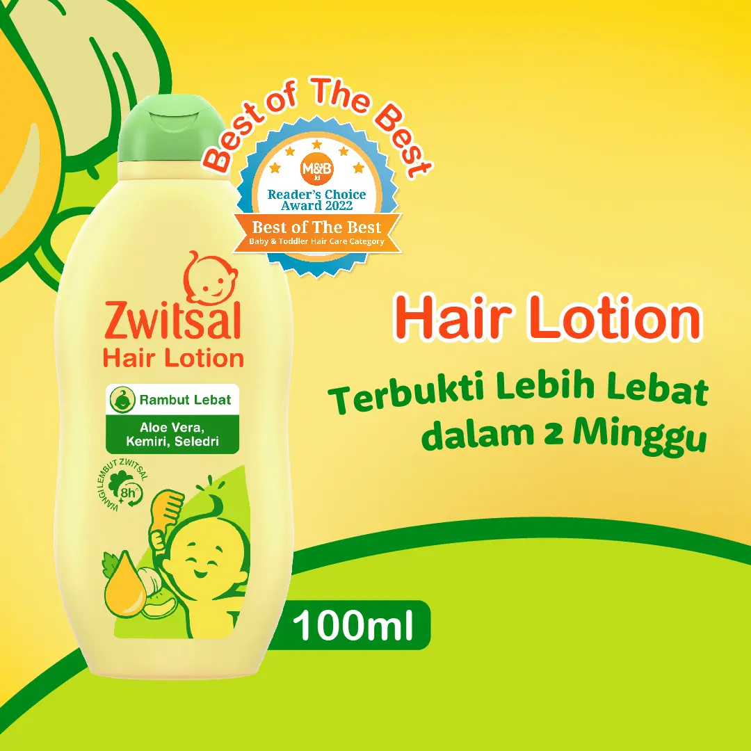 Zwitsal Baby Hair Lotion Aloe Vera Kemiri Seledri 100ml