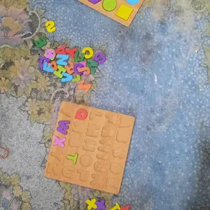Mainan Puzzle Kayu Alfabet dan Angka untuk Anak - Games, Toys
