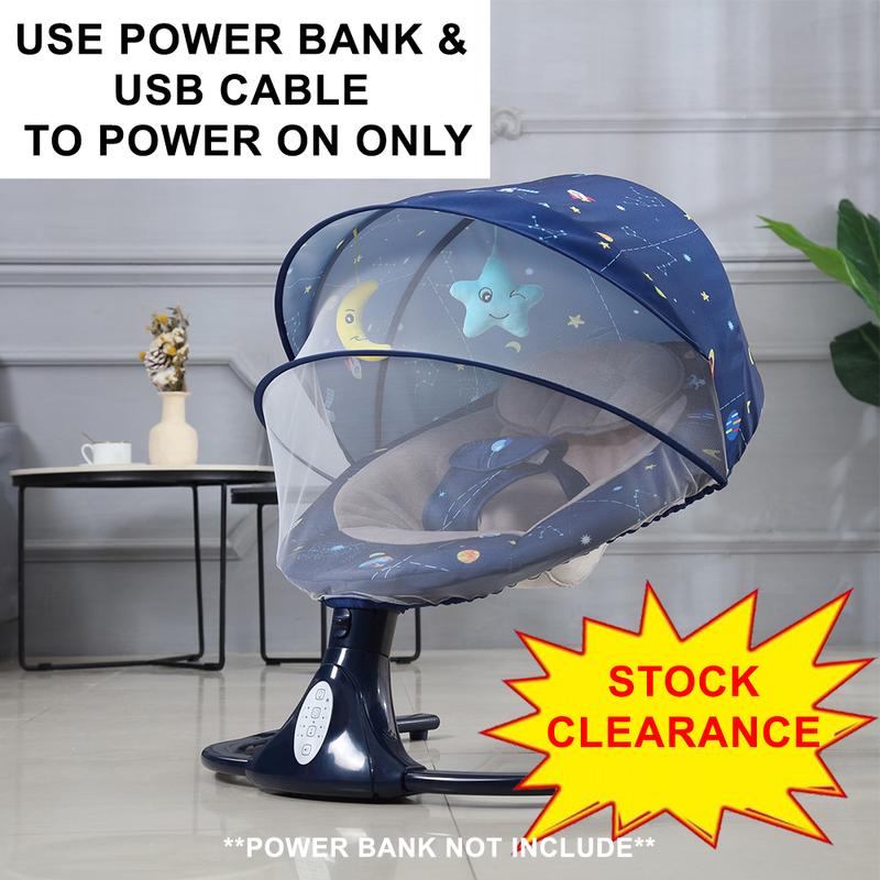 use-power-bank-usb-cable-to-power-on-only-newborn-baby-swing
