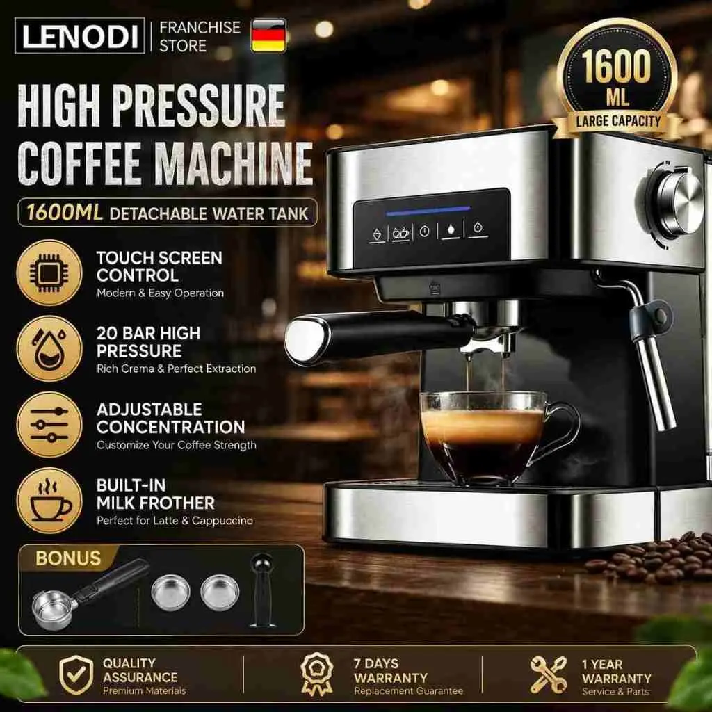 Mesin Kopi Italia Rumah Tangga Kecil Semi-otomatis Tekanan Tinggi Uap Susu Berbusa Kantor 20bar Mesin Kopi Rumah Tangga Komersial Otomatis Penuh