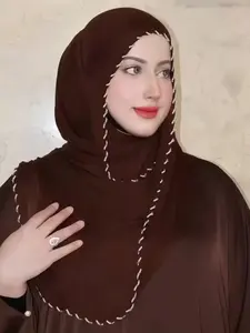 Hijab Pashmina Ceruty Premium Payet Zigzag Model Terbaru Muslim dengan Desain Elegan dan Kualitas Terbaik