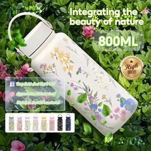 READY STOCK 800ML Thermos Bottle Thermos Cup Portable Aquaflask Tumbler Vacuum Sports Bottle Botol Air Tahan Sejuk Printed Water Bottle