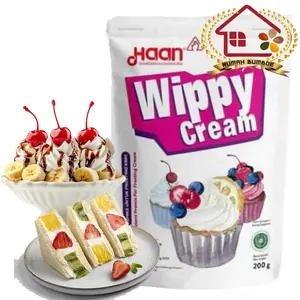 (200 gr) HAAN WIPPY CREAM Cocok Untuk Cream Minuman Dan Aneka Cream Kue Baking Food Krim Etawa Ice