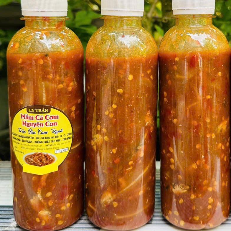    Combo 3 chai mắm tùy chọn   Mắm Cá Cơm Loại Ngon Đặc Sản Cam Ranh 