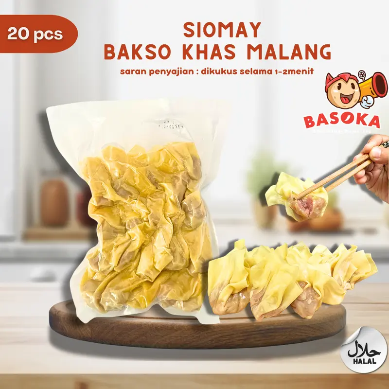 Siomay bakso frozen khas malang 1 pack isi 20 pcs 0