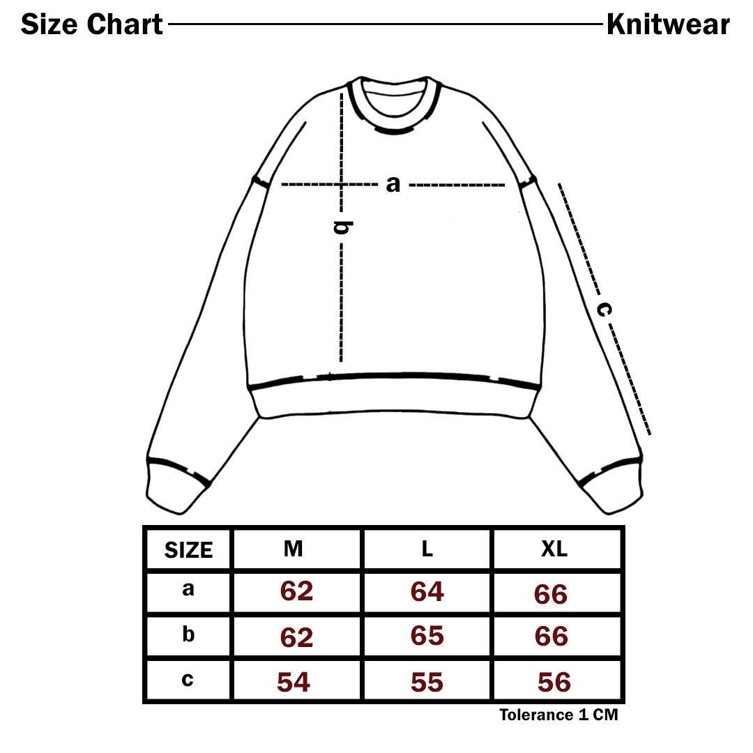 Mouché – Broken White Drip Knitwear