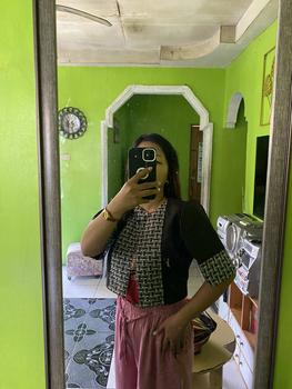 Product Review of Filipiñiana Ethnic Blazer/Modern Bolero with Ethnic Fabric Tops from ♏**🏫 1