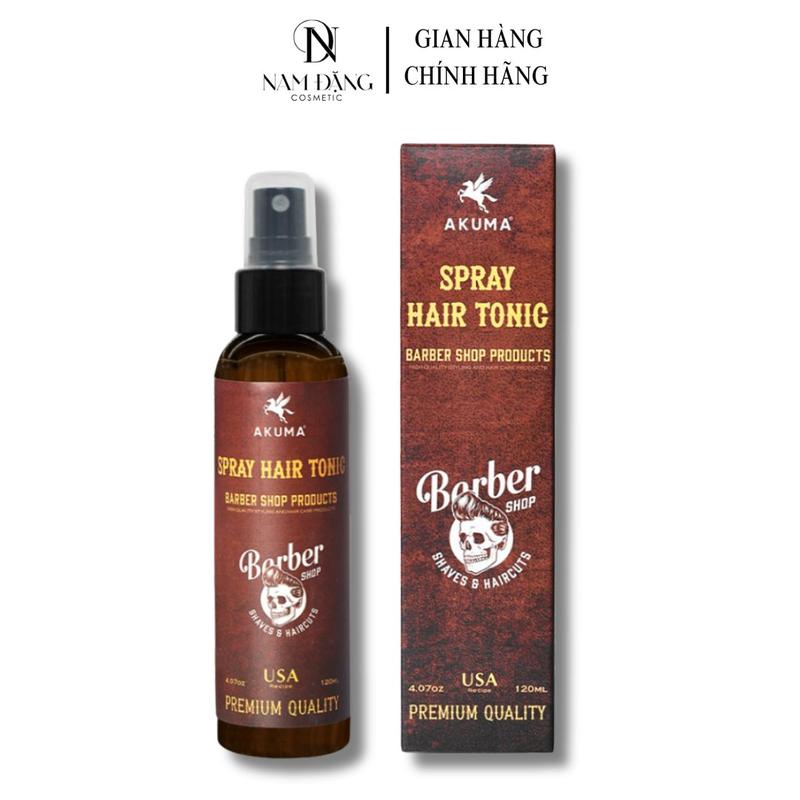 Xịt tạo phồng tóc AKUMA SPRAY HAIR TONIC tạo độ phồng tự nhiên, không gây bết và nặng tóc Dưỡng Tóc