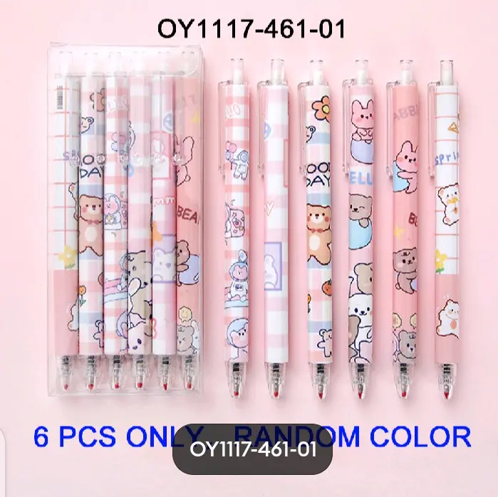 Set Pulpen isi 6 Pcs - Alat Tulis Sekolah - Stationery Tinta 0