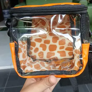 TRAVEL OVAL TRANSPARANT WATERPROOF TRAVEL POUCH BONDING POUCH TAS