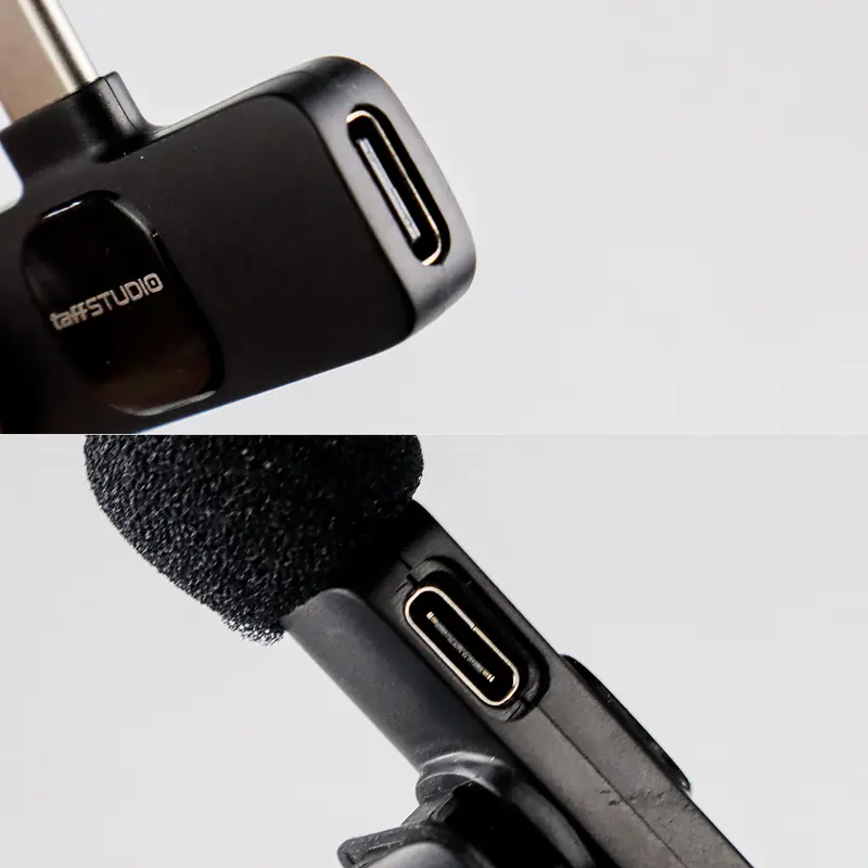 TaffSTUDIO Wireless Lavalier Lapel Microphone Vlogger USB Type C - HO86 Metal Mikrofon Laptop 2